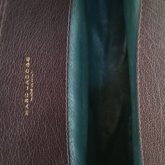 Marc Jacobs Hudson Striping Leather Satchel with Leather Lining in Dark … - Picture 14 of 17